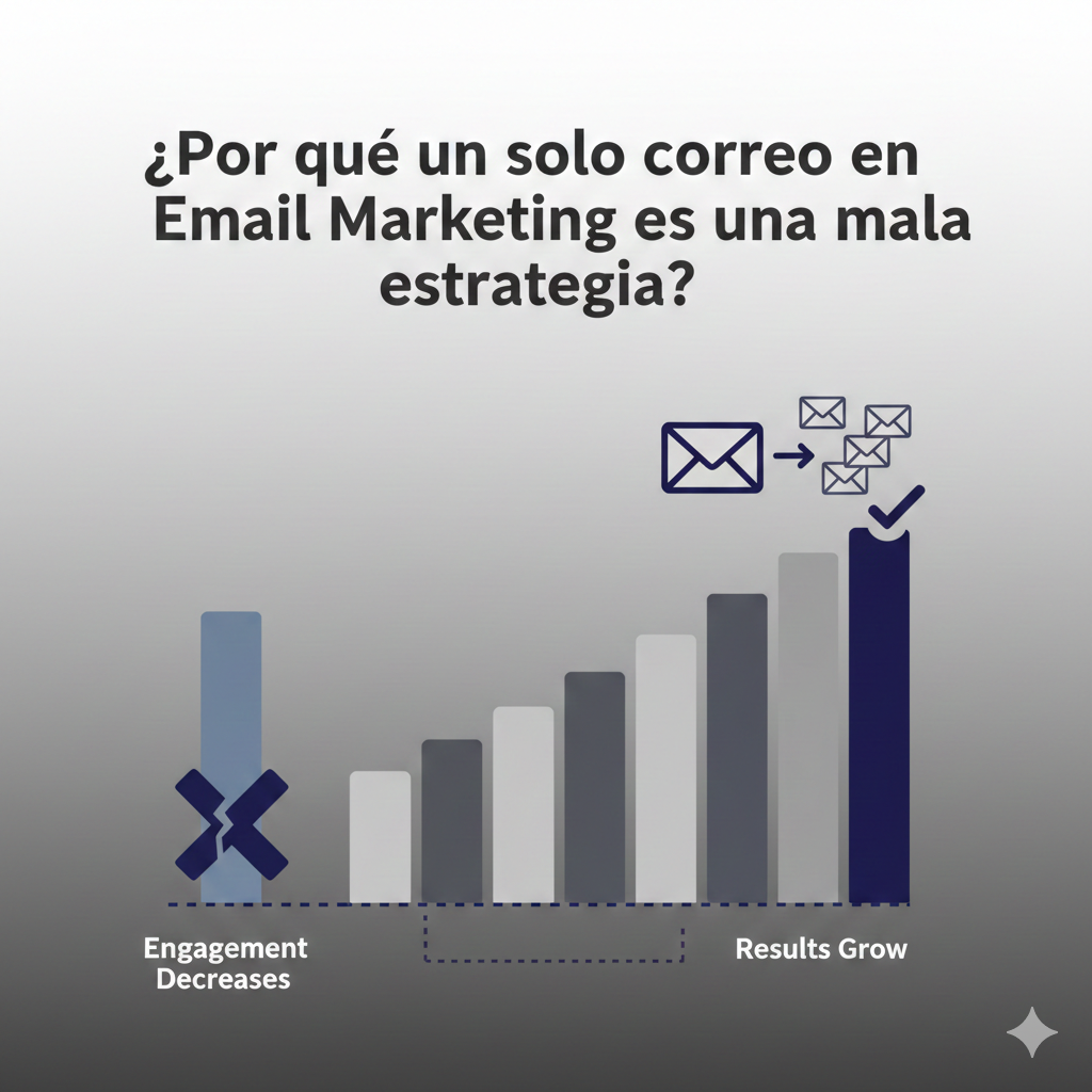 ¿Por qué un solo correo en Email Marketing es una mala estrategia? | Opptima